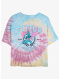 Disney Lilo & Stitch Volleyball Team Girls Tie-Dye Crop T-Shirt