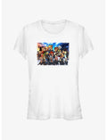 Disney Kingdom Hearts Round Up Kingdom Girls T-Shirt