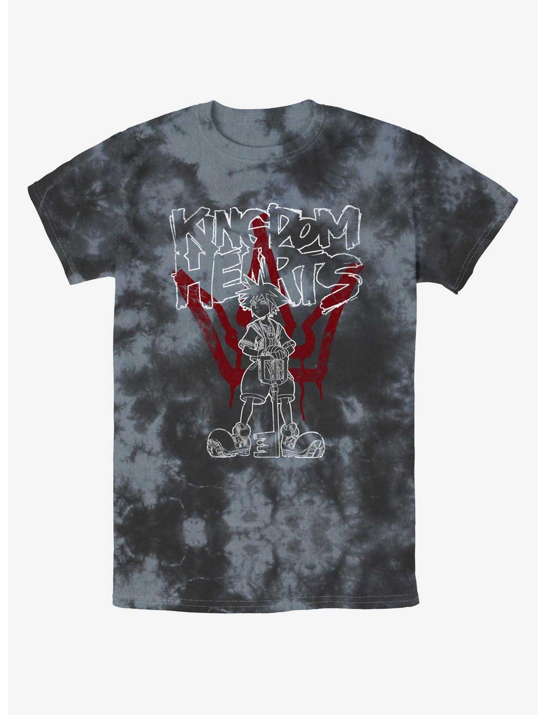 Disney Kingdom Hearts Crowned Hearts Tie-Dye T-Shirt