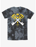Disney Kingdom Hearts Cross Keys Tie-Dye T-Shirt
