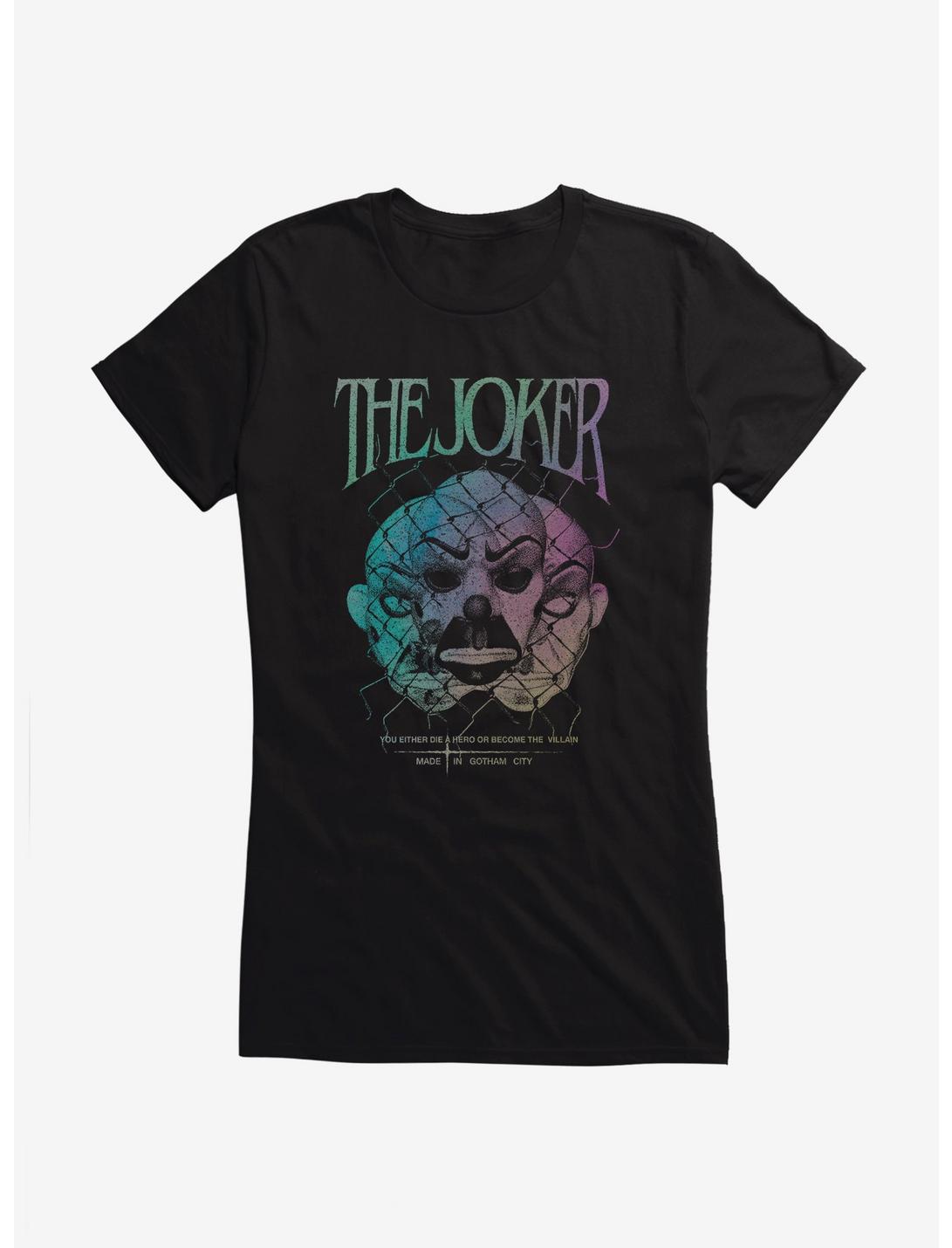 Batman The Joker Die Hero Become Villain Girls T-Shirt
