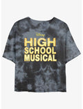 Disney Channel High School Musical High School Musical Logo Girls Tie-Dye Crop T-Shirt