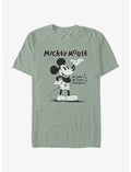 Disney Mickey Mouse He Dances Garment Dye T-Shirt