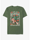 Strawberry Shortcake Life Is Delicious Nouveau Garment Dye T-Shirt