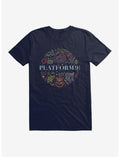 Harry Potter Platform 9 3/4 Cute Sketch Logo T-Shirt