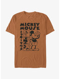 Disney Mickey Mouse Japanese Boxes Garment Dye T-Shirt