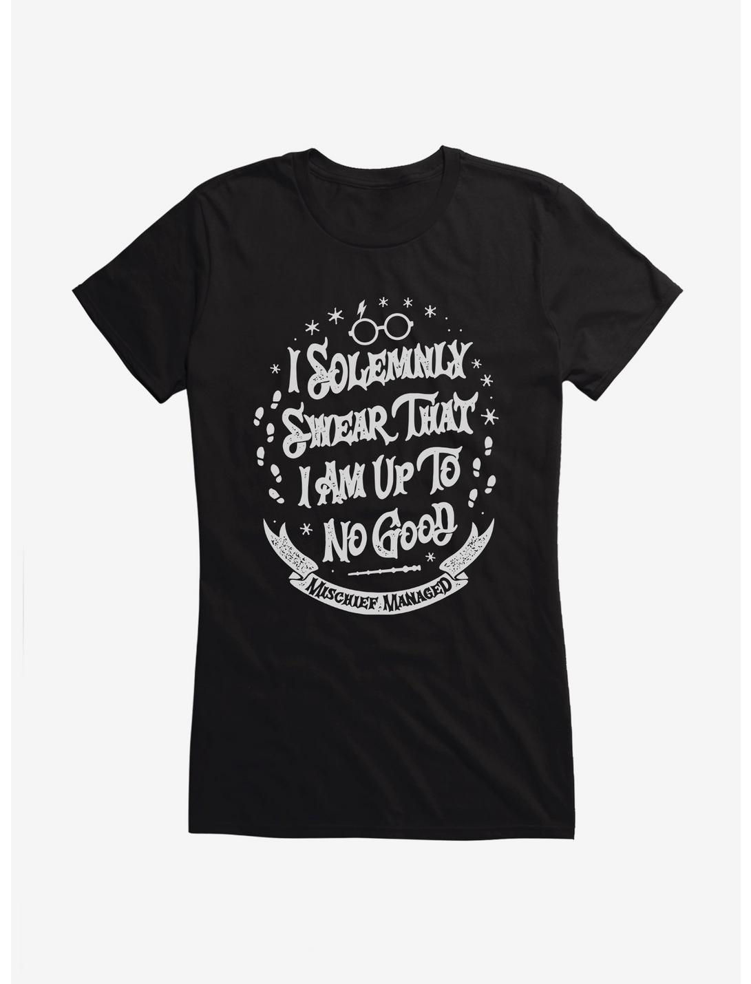 Harry Potter Solemnly Swear No Good Girls T-Shirt
