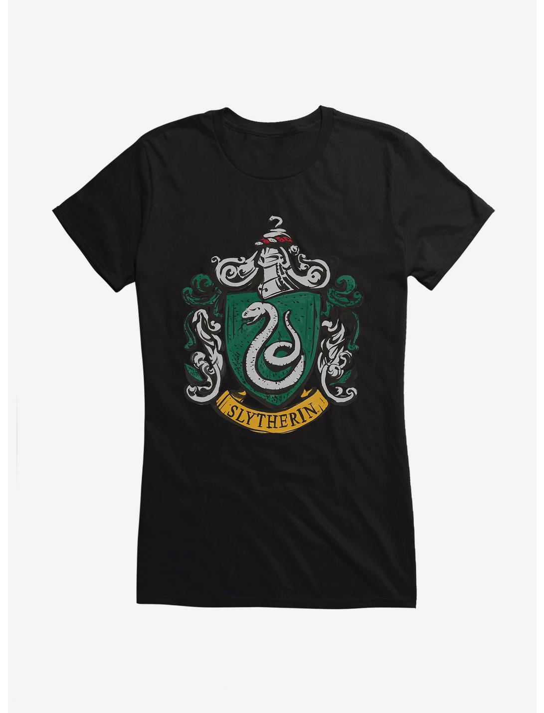 Harry Potter Slytherin Serpents Badge Girls T-Shirt