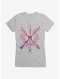 Harry Potter Until The Very End Wands Girls Pink T-Shirt