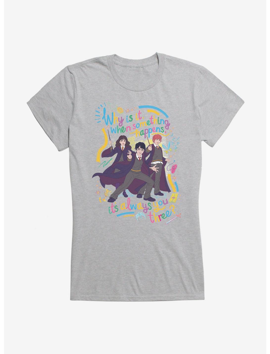 Harry Potter It's Always You Three Doodle Art Girls T-Shirt