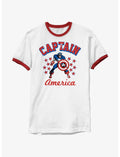 Marvel Captain America Vintage Captain Ringer T-Shirt