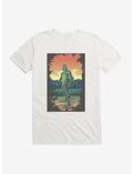 Creature From The Black Lagoon Comic Art Sunset T-Shirt