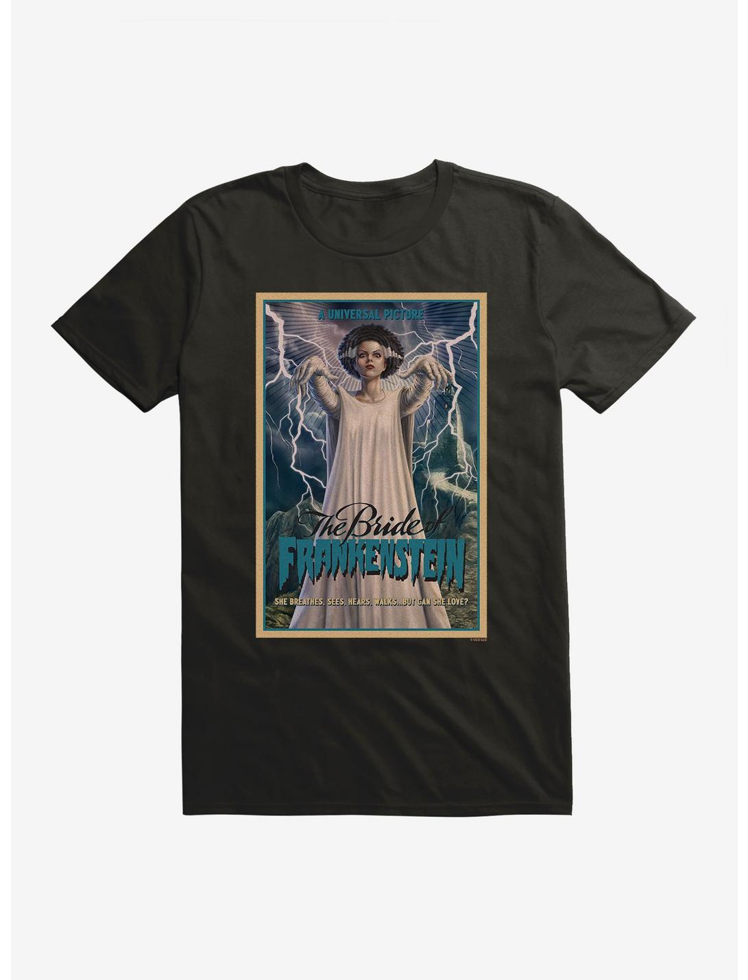 Universal Monsters Bride Of Frankenstein Can She Love? T-Shirt