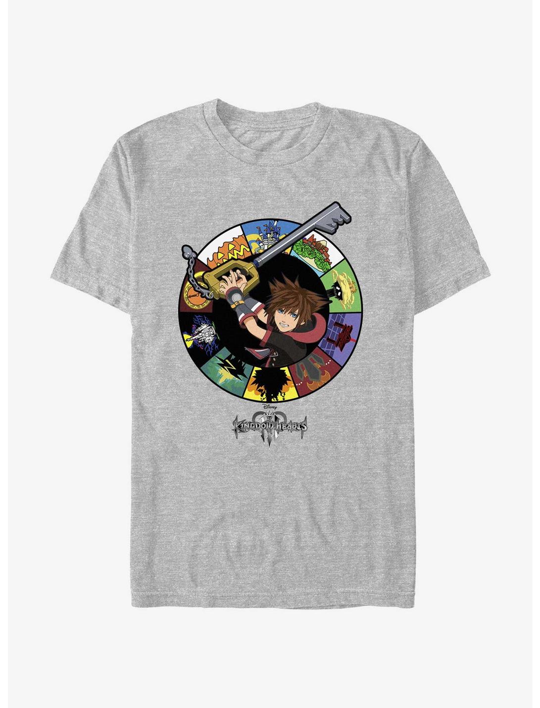 Disney Kingdom Hearts Sora Flags T-Shirt