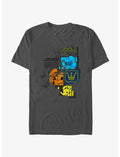 Disney Kingdom Hearts Scatter Squares T-Shirt