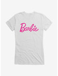 Barbie Classic Pink Script Girls T-Shirt