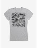 Batman Sketch Graffiti Girls T-Shirt
