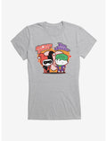 Batman Chibi Harley Quinn And The Joker Girls T-Shirt