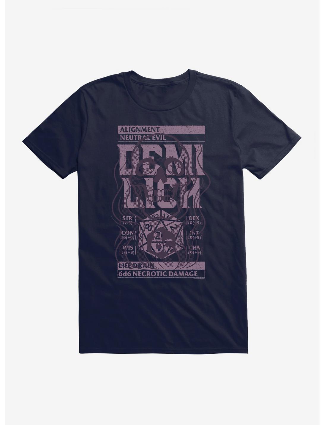 Dungeons And Dragons Life Drain Retro Competition Cards T-Shirt