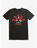 Grim Adventures Of Billy And Mandy Peacock Spoof Logo T-Shirt