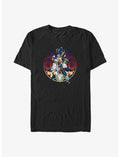 Disney Kingdom Hearts Cloud Sitting Big & Tall T-Shirt