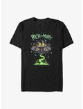 Rick and Morty Spaceship Takeoff Big & Tall T-Shirt
