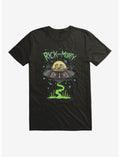Rick And Morty The Space Cruiser Neon T-Shirt