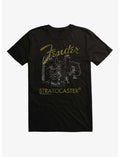 Fender Strarocaster Distressed T-Shirt