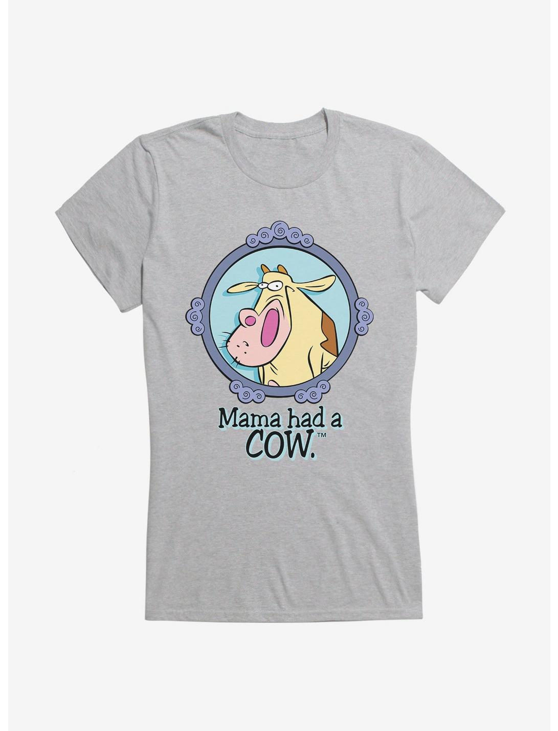 Cow And Chicken Mama Had a Cow Girls T-Shirt