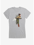 DC Comics Bombshells Meet Hawkgirl Girls T-Shirt