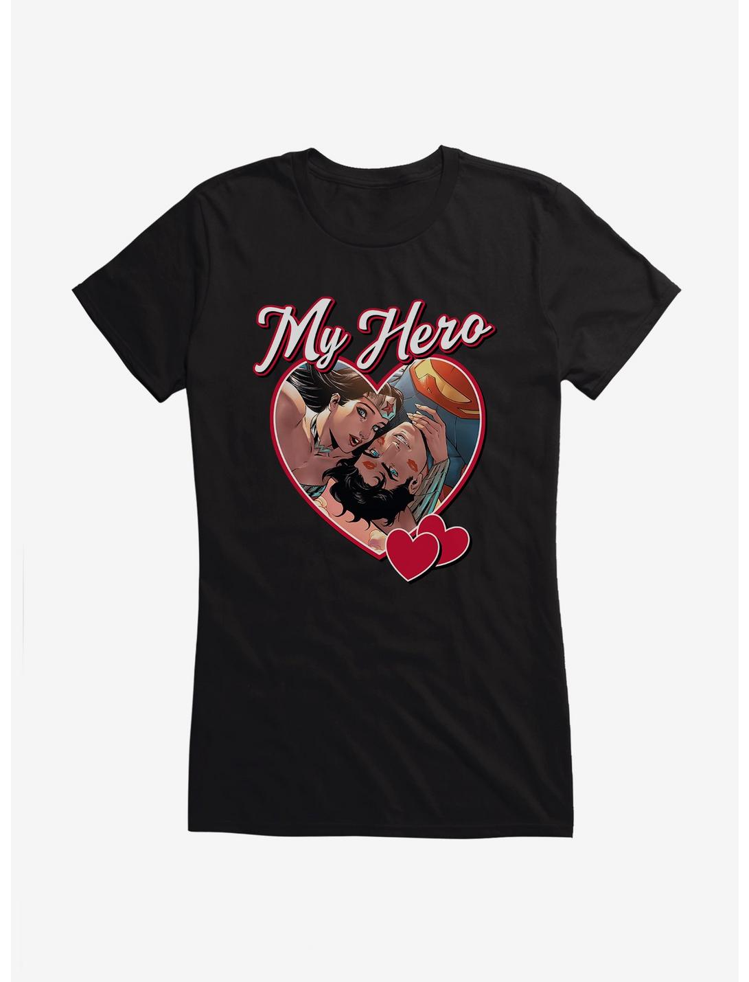 DC Comics My Hero Superman & Wonder Woman Girls T-Shirt