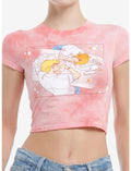 The Kiss Bet Oliver & Sara Lin Peach Wash Girls Baby T-Shirt