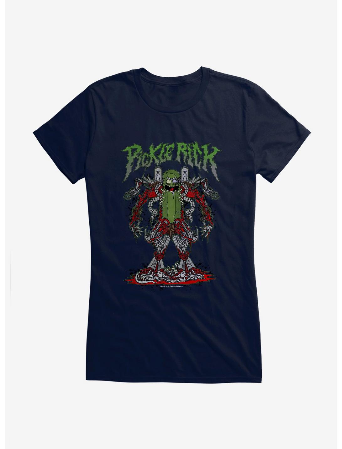 Rick and Morty Pickle Rick Robot Girls T-Shirt