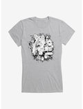 Adventure Time Paint Splatter Girls T-Shirt