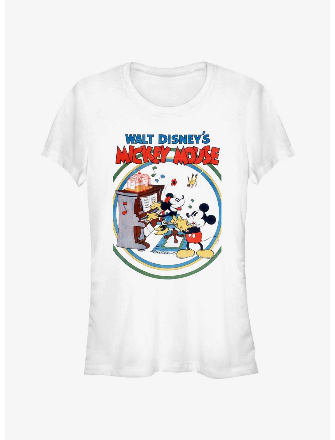 Disney Mickey Mouse & Minnie Mouse Piano Girls T-Shirt