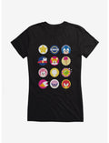 Sonic The Hedgehog Sonic And Friends Icons Girls T-Shirt