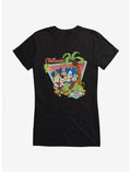 Sonic The Hedgehog Chillaxin Summer Girls T-Shirt