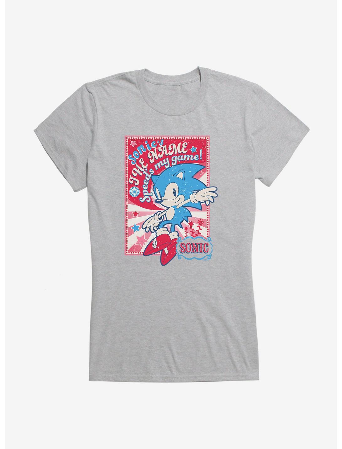 Sonic The Hedgehog Sonic's The Name Girls T-Shirt