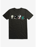 Badtz Maru With Pandaba, HanaMaru, Pochi March T-Shirt