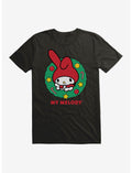 My Melody Happy Holidays Christmas Wreath T-Shirt