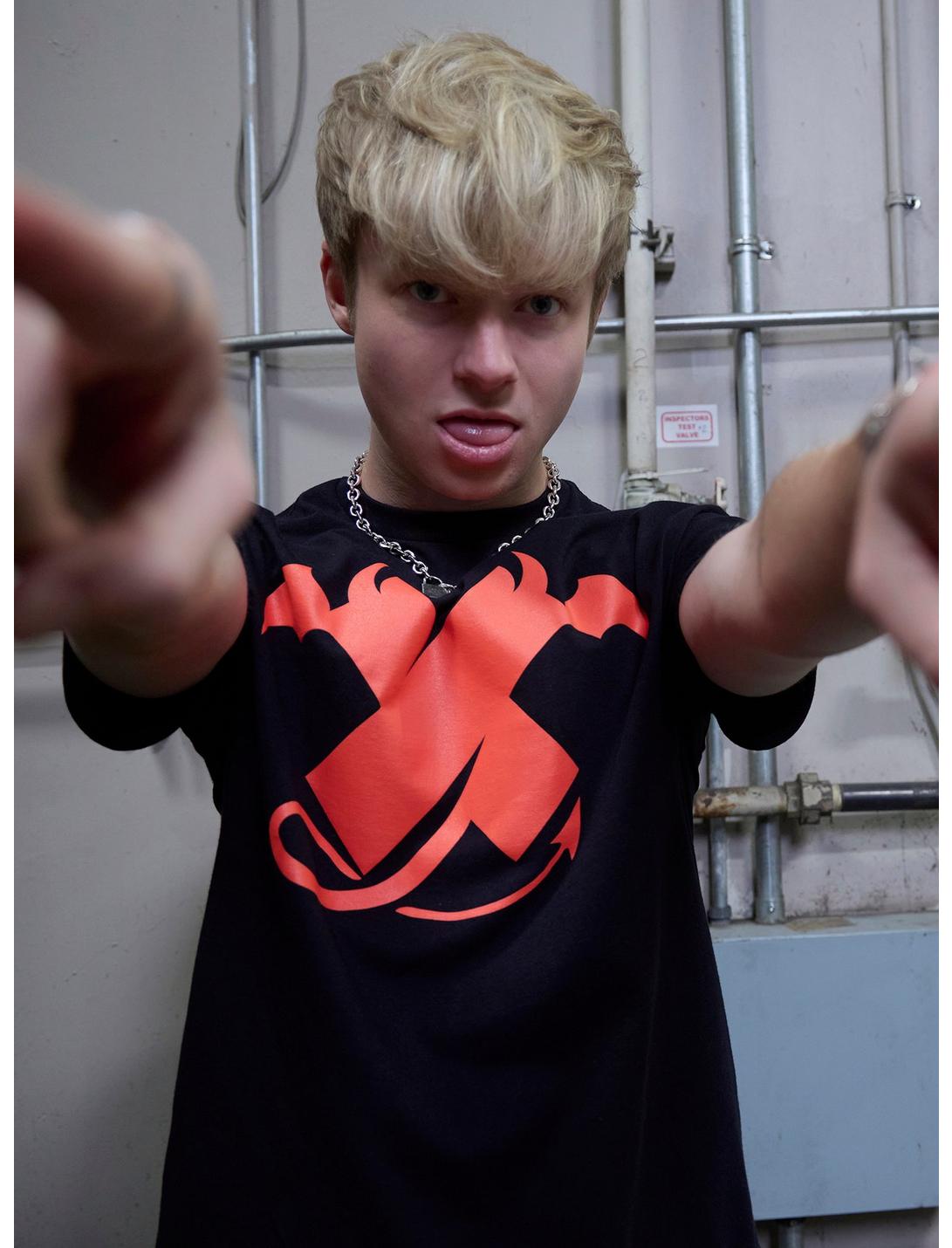 XPLR By Sam And Colby Devil Logo T-Shirt Hot Topic Exclusive