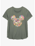 Disney Mickey Mouse Groovy Mickey Head Girls T-Shirt Plus Size