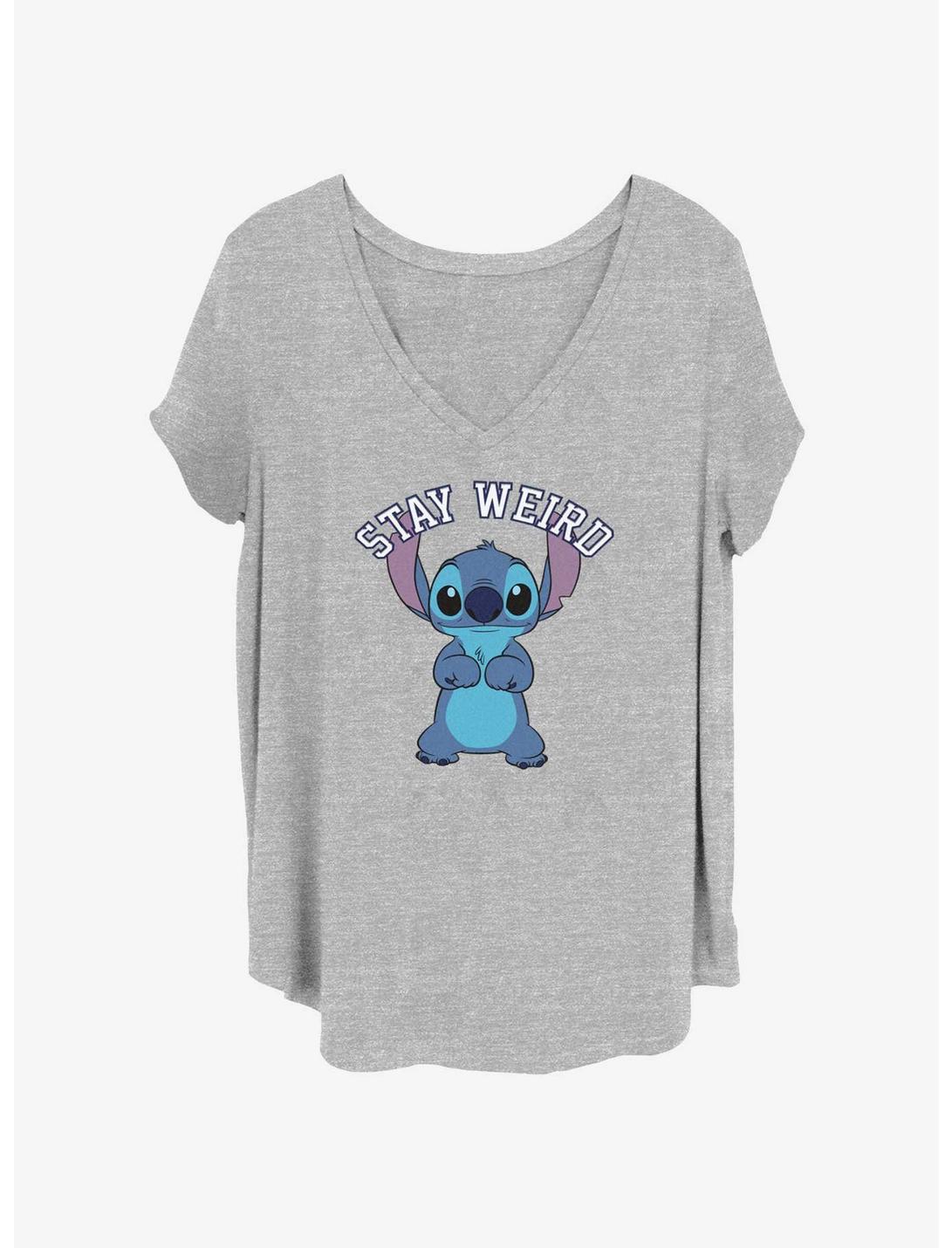 Disney Lilo & Stitch Stay Weird Forever Girls T-Shirt Plus Size