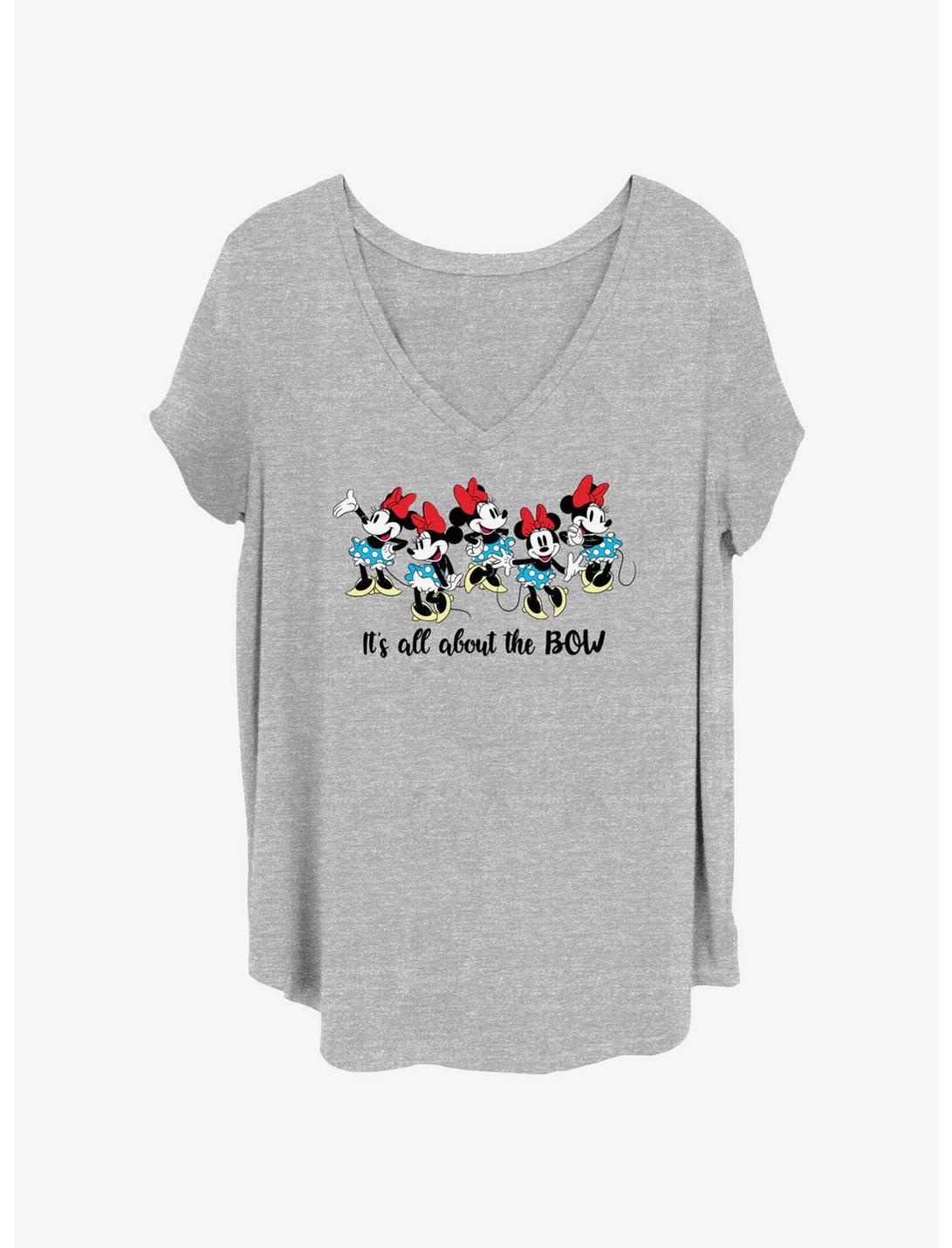 Disney Minnie Mouse All About The Bows Girls T-Shirt Plus Size