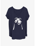 The Nightmare Before Christmas Sally Stencil Girls T-Shirt Plus Size