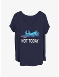 Disney Lilo & Stitch Not Today Girls T-Shirt Plus Size