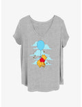 Disney Winnie The Pooh Pooh Balloon Girls T-Shirt Plus Size