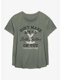 Yellowstone Don?t Make Me Girls T-Shirt Plus Size
