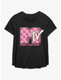MTV Heart Diagonal Girls T-Shirt Plus Size