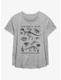Jurassic Park Flora & Fauna Girls T-Shirt Plus Size